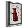 thumbnail image 2 of Checkered Snowman I Premium Framed Print - Ready to Hang, 2 of 9