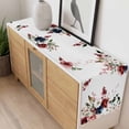 thumbnail image 4 of Pink Valentine's Day Table Runner - 72 Inch Long, Kitchen Dining Table Runner Dresser Scarves, Spring Floral Farmhouse Farmhouse Decor for Coffee Tables Wedding Party Banquet, 4 of 8