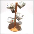 thumbnail image 4 of Árbol de tazas, soporte de bambú para estante de árbol de tazas, soporte para tazas, árbol de tazas para cocina casera, 4 of 6