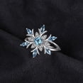 thumbnail image 1 of Fiudx Accesorios de Joyería de Compromiso con Flores de Copo de Nieve de Moda para Damas, 1 of 6