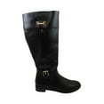 thumbnail image 6 of Karen Scott Womens Deliee2 Leather Almond Toe Knee High, Black PU, Size 8.5, 6 of 6