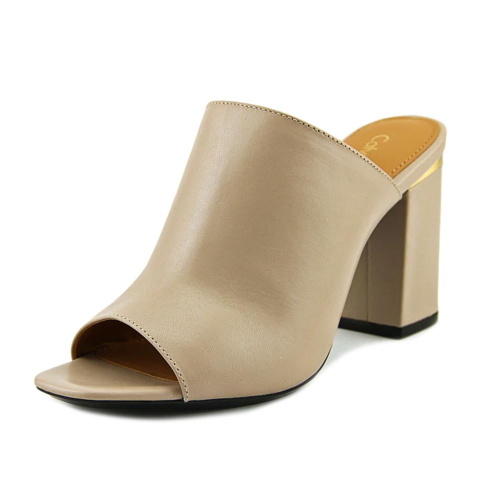 calvin klein flat mules