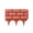 Brick Red, variant on KGJQ Plastic Garden Retaining Fence Brick Look Edging Border Outdoor Landscape Edging Fence Decorative Picket Panel for Flower Beds Paths Lawns Yard
