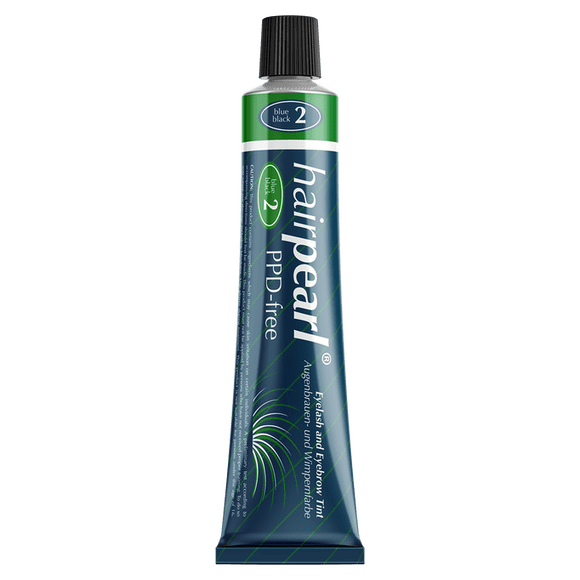 Tinte para pestañas y cejas Hairpearl sin PPD Blue Black 2