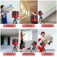 thumbnail image 2 of Nivel L&aacute;ser Autonivelante, 2 L&iacute;neas Nivelador Laser De Horizontales Verticales Verde Cruzada con 2 Bater&iacute;as y Bolsa Port&aacute;til, Nivel Laser con Soporte Magn&a, 2 of 7