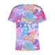thumbnail image 5 of Blusa estampada de verano para mujer, camisetas casuales de manga corta con cuello en V, camisetas Pompotops  hkajfhjk472796, 5 of 5