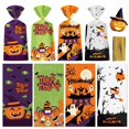 thumbnail image 1 of 50 bolsas para dulces de Halloween Litmitfu con cierre, 13x28 cm, paquete de 50, 1 of 7