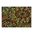 thumbnail image 1 of Colorful Cutting Board, Abstract Vintage Style Curly Floral Design Spirals Swirled Petals Creative Vibrant, Decorative Tempered Glass Cutting and Serving Board, Small Size, Multicolor, by Ambesonne, 1 of 1