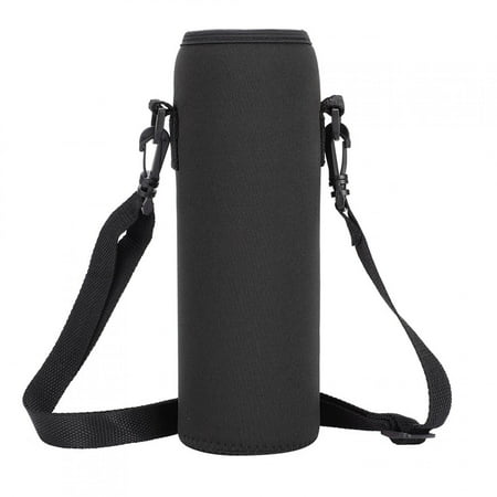 

Tebru Sports Water Bottle Thermal Bag Scald-Proof Case Sleeve With Stap