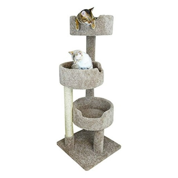 New Cat Condos 52" Deluxe Cat TreeColorBrown