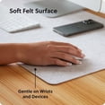thumbnail image 5 of U Brands Desk Pad, Double Sided Felt and Cork, 36 x 17in, 5 of 6
