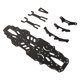 thumbnail image 4 of Placa Inferior Del Coche RC, Placa Del Chasis RC Drift Racing Hueco Dos Niveles Hundimiento Fácil Instalación Compatibilidad Fibra De Carbono Para RC Station Wagon, 4 of 8