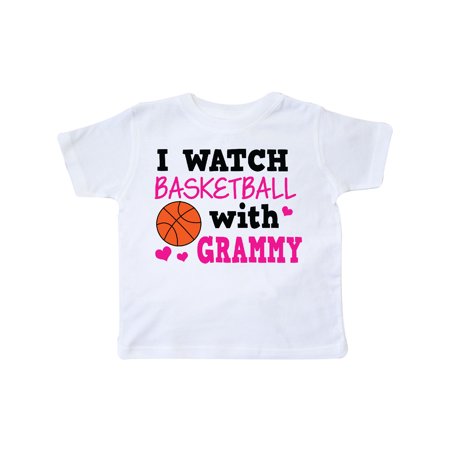 

Inktastic I Watch Basketball with Grammy Gift Toddler Toddler Girl T-Shirt