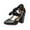 Black, variant on Anuirheih Closed Toe Heels for Women, Comfortable Chunky Heels for Women, Summer Ankle Strap Womens Heels(Black)