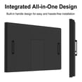 thumbnail image 4 of Outdoor TV, 4K Outside TV, 2500nits Ultra-High Outdoor Television, IP65 Waterproof TV, Weatherproof TVs with Voice Assistant Remote, Compatible with Dolby for Patios, 4 of 11