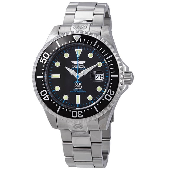 Invicta Men's Pro Diver Automatic 300m Black Dial Stainless Steel Watch 27610