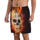 thumbnail image 2 of Balery Satanic Skull Traje de Baño Estilo Hawaiano para Hombre, Shorts de Secado Rápido con Bolsillos-XX-Large, 2 of 6