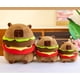 thumbnail image 4 of Peluche de capibara, juguete de peluche de capibara, regalo de cumpleaños y Navidad para niños (hamburguesa), 4 of 4