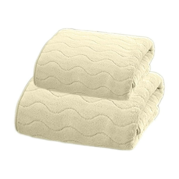 Juego de 2 toallas de baño extragrandes, toallas de baño extragrandes, súper suaves y absorbentes, toallas de microfibra para ducha seca, para hotel, baño y gimnasio.