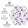 thumbnail image 3 of Naloa Orchids Flowers Leather Coasters for Drinks, Durable Drink Coasters 4 Set for Tabletop Protection, Luxurious Home Décor and Housewarming Gift ( {designName})Hexagon, 3 of 6
