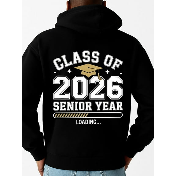 Grad 2026 hoodies men's long sleeve black Stylish Autumn/Winter Outerwear elegant Original Unisex Shirt Graphic Tee tshirts