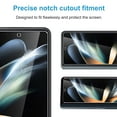 thumbnail image 2 of 1 Pack for Samsung Galaxy Z Fold 7 Screen Protector, Ultra Clear Military-Grade Tempered Glass - Reinforced Edge Durable Smooth Easy to Install Anti-fingerprint Anti-scratch for Galaxy Z Fold 7, Clear, 2 of 6