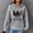 Gray, variant on Aloohaidyvio Christmas Tops for Women Plus Size,Womens Christmas Casual Long Sleeve Drawstring Hooded Pullover Tops