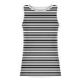 thumbnail image 4 of WAENQINLA Men's Striped Tank Top Summer Sleeveless Workout Gym Undershirt Big and Tall Crewneck Beach Vacation Tshirt, 4 of 5