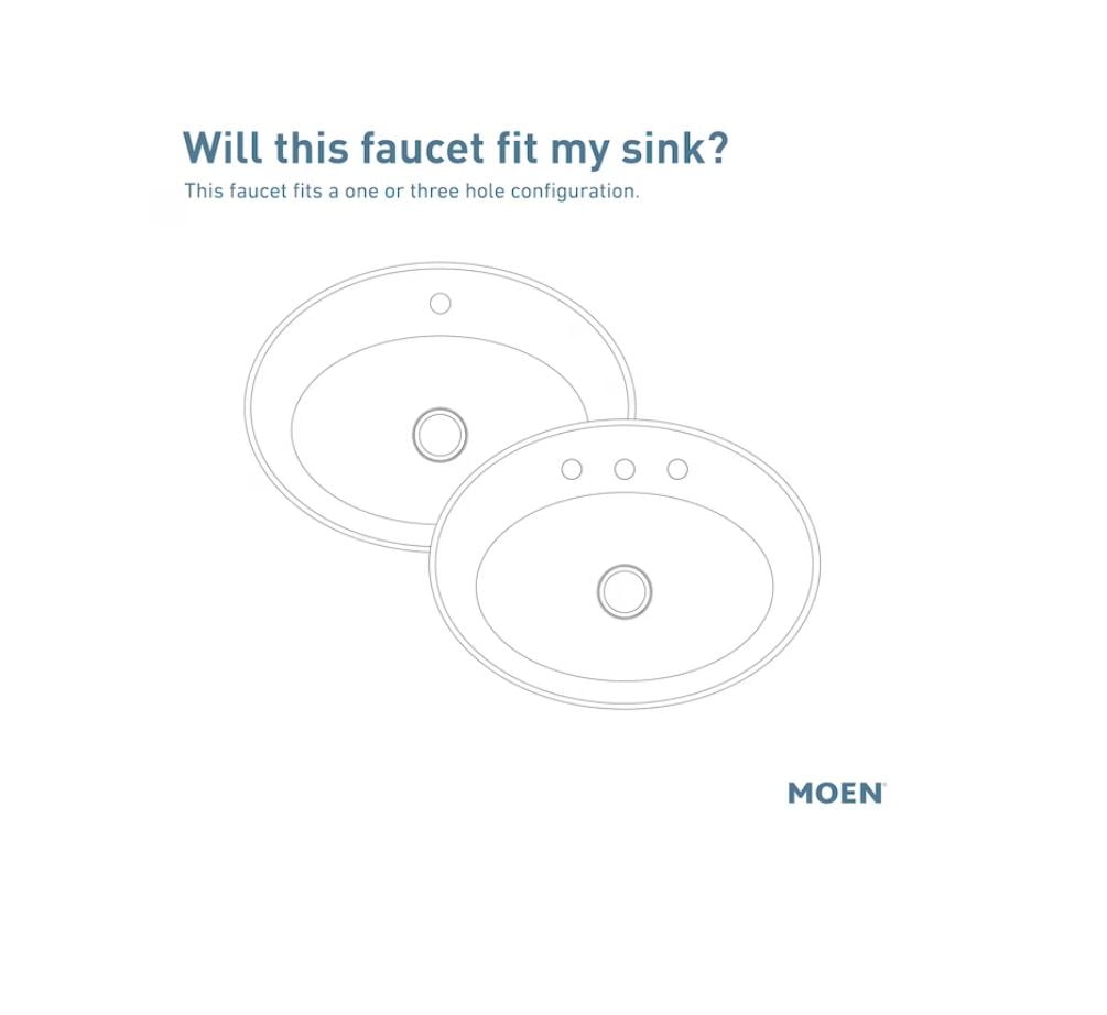 Moen Inc Moen Rinza 1-Handle Bathroom Faucet