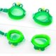 thumbnail image 2 of RV Gafas de natación para niños, juego de 1 par, antivaho, sin fugas, anti-UV, longitud de gafas de natación, tapones para los oídos ajustables y clip para la nariz para niños de 3 a 13 años Rojo Verde, 2 of 5