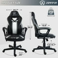 thumbnail image 6 of JOYFLY Gaming Chair, Gamer Chair Racing Style Game for Adults Teens, Ergonomic PC with Lumbar Support, 250lbs, Gray, 6 of 7