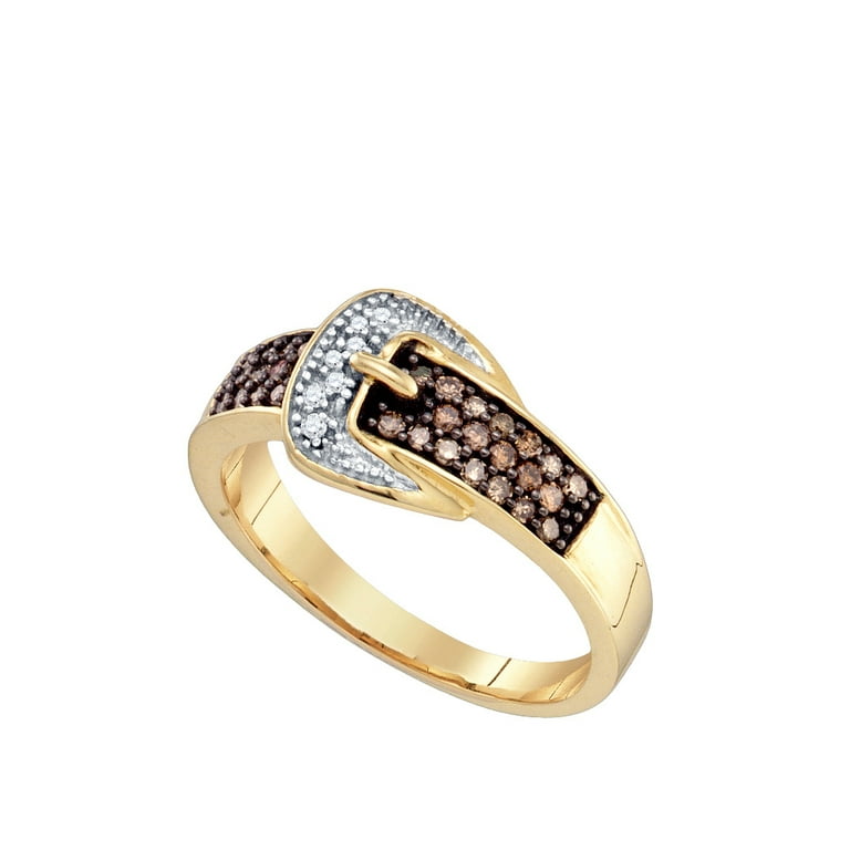 Chocolate diamond deals rings at walmart