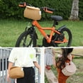 thumbnail image 3 of Yokua Bicycles Wicker Basket Front Handlebars Basket for Kids Bikes and Scooter, 3 of 12