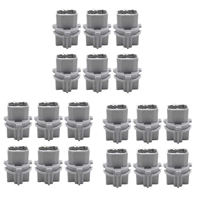 12Pcs Car T20 Socket Brake Tail Lamp Rear Light Socket Holder for Accord T20W 33515-S50-003