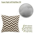 thumbnail image 2 of Majestic Home Chocolate Chevron Extra Large Pillow, 2 of 6