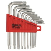 Genius Tools 10 Piece Star Key Wrench Set (S2 Tool Steel) - SK-010SS