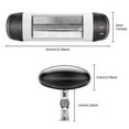 thumbnail image 3 of Outdoor Heater, 1500W Electric Patio Heater with Digital Panel with 24H Timer, Infrared Heater with Remote Control, Wall Mounted Space Heater, IP65 Waterproof, 3 of 9