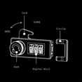 thumbnail image 3 of Office Cabinet Locks ABS Digit Combination Password Drawer Lock Letter Boxes, 3 of 10