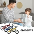 thumbnail image 3 of Mini Finger Bikes, Miniature Mountain Model, Toys Ornament,Desktop Vehicles Diecast Gifts Raci Collection Alloy, 3 of 8