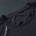thumbnail image 4 of SeCaotees Short Sleeve Athletic Workout Tees for Men Crew Neck Relaxed Fit Quick‑Dry Moisture Wicking Fabric Sports Training Pullover Tops Dark Gray,L, 4 of 6