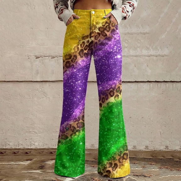 Sweatpants Womens Fashion Loose Fashion Plus Size Printed Casual Pants