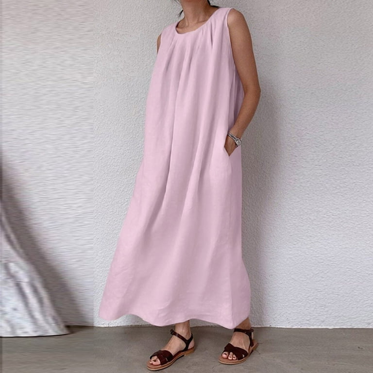 chinese dress ladies COS Flamingo Pink A-Line Dress main image 0