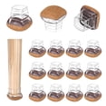 thumbnail image 1 of Uxcell 16-Pack Protectores de Piso para Patas de Silla, Copas de Silicona de 0.55"-0.75" Almohadillas de Fieltro para Pisos de Madera/Pisos de Baldosas, Cubiertas para Patas de Silla, 1 of 1