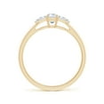 thumbnail image 2 of ANGARA Natural 0.32 Ct. Diamond Classic Ring in 14K Yellow Gold for Women (Ring Size: 3.5), 2 of 9