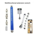 thumbnail image 3 of Amdohai Ratchet Extension Wrench, Multi Function High-carbon Steel Extender Adaptor 1/4" 3/8" 1/2" Hand Torque Gear Socket Nut Tools Set, 3 of 4
