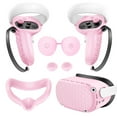 thumbnail image 1 of Meta/Oculus Quest 2 Silicone Cover 5 Set - Shockproof, Anti-Slip, Waterproof Dustproof Soft Comfort Enhances VR Gaming (VR Accessories), 1 of 9