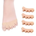 thumbnail image 1 of 4pcs Soft Silicone Bunion Toe Corrector Nail Protector Toe Hallux Valgus Straightener Spreader, 1 of 4