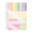 Multi-Color, variant on Multi-Functional Sticky Note Set, A6 Notebook with Colorful Index Tabs, Clear Self-Stick Note Pads, 5.7x4.13 Inch for Home Office Supplies, Reusable and Writable Transparent Notes,Pink