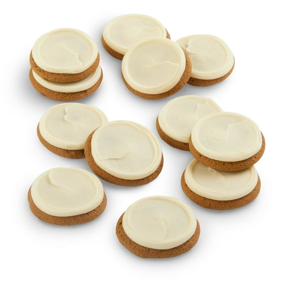 Cheryl's Cookies®  Gingerbread Cookie Flavor Box, Buttercream-Frosted, Individually Wrapped, Gourmet, & Fresh Delivery – Christmas Gingerbread Cookies, Holiday Dessert, Gift for Friends, Family,