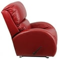 thumbnail image 2 of Flash Furniture Leather Rocker Recliner in Red, 2 of 5